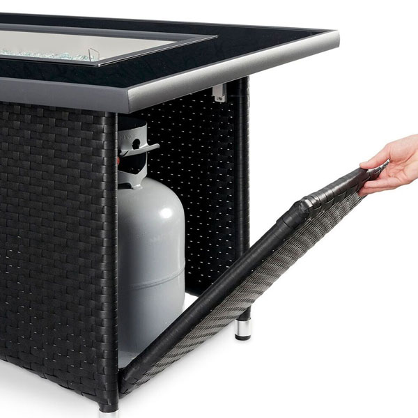 Balsam Montego Linear Gas Fire Pit Table By Outdoor Greatroom - Image 3